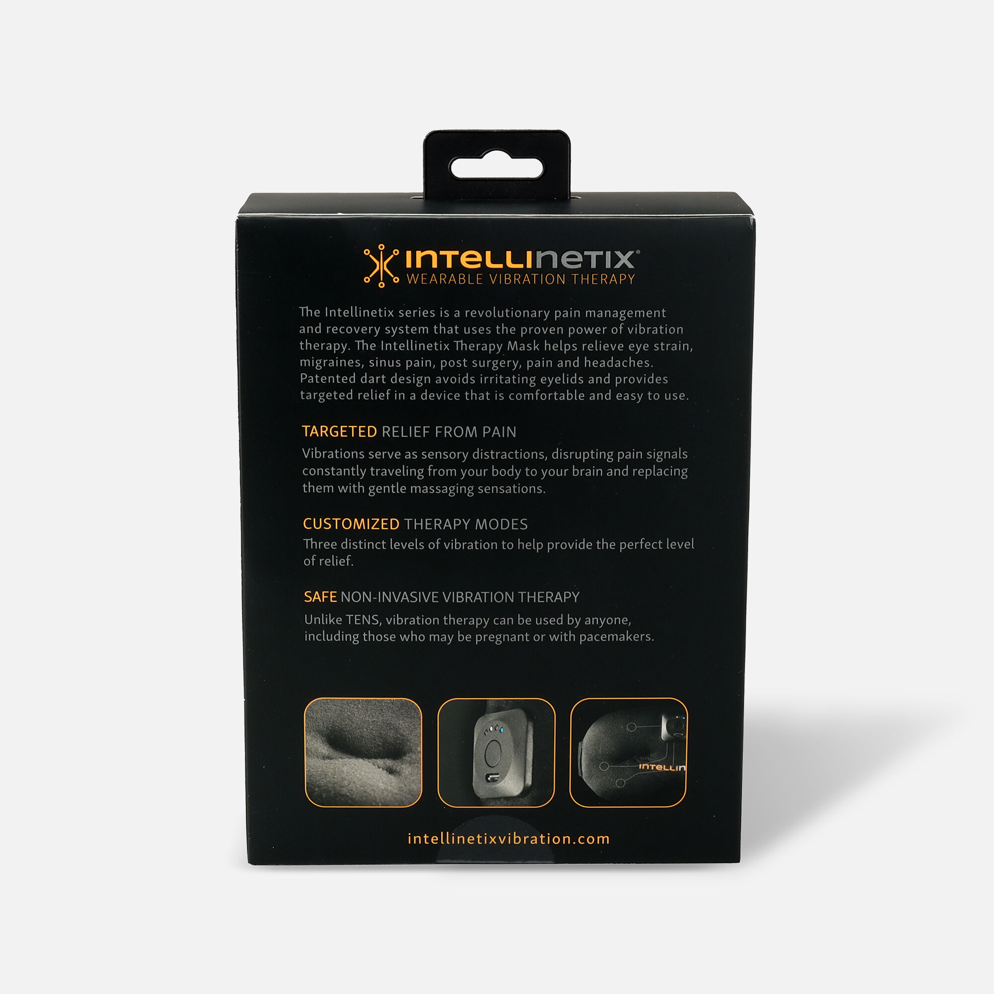Intellinetix Vibrating Pain Relief Mask, , large