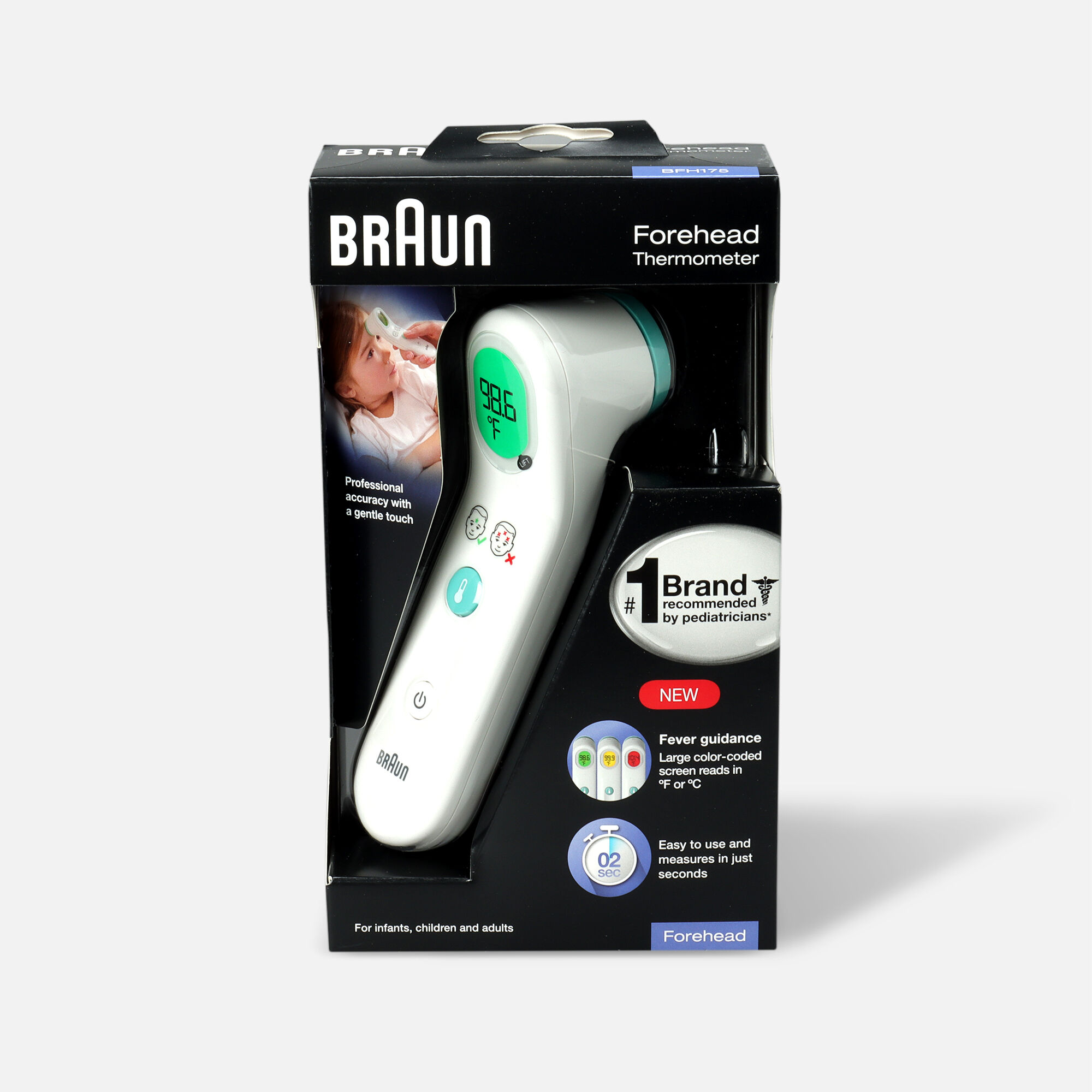 Braun Forehead Thermometer, , large