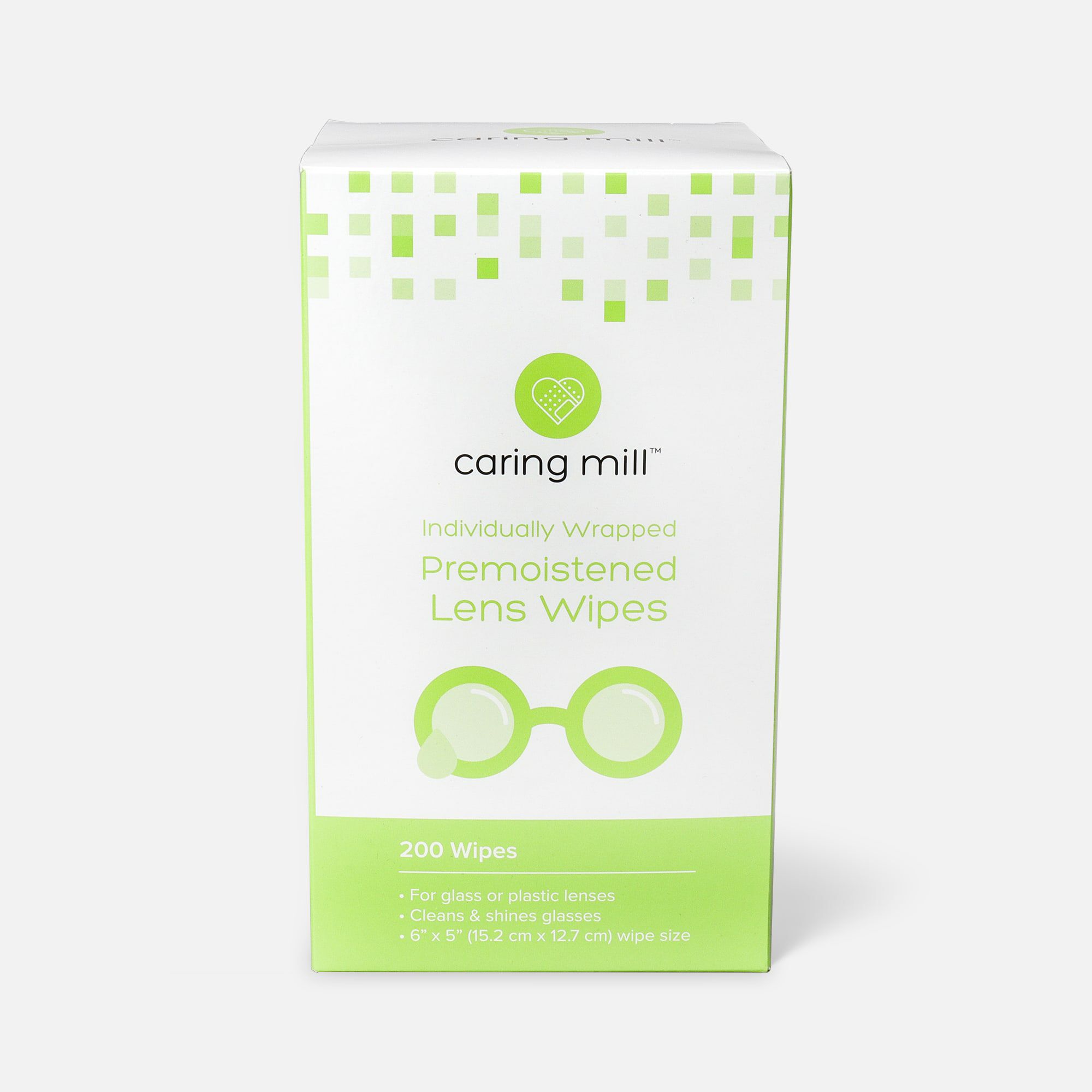 Caring Millâ¢ Premoistened Lens Wipes, 200 ct.