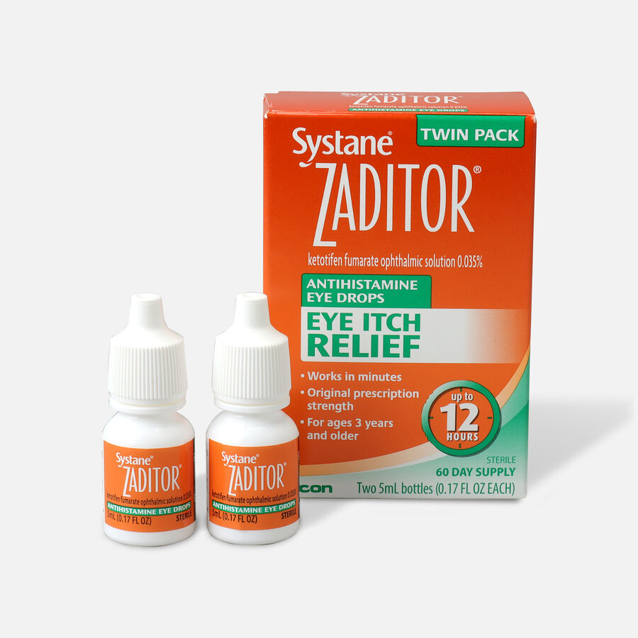 Systane Zaditor Eye Drops, Twin Pack, , large image number 0