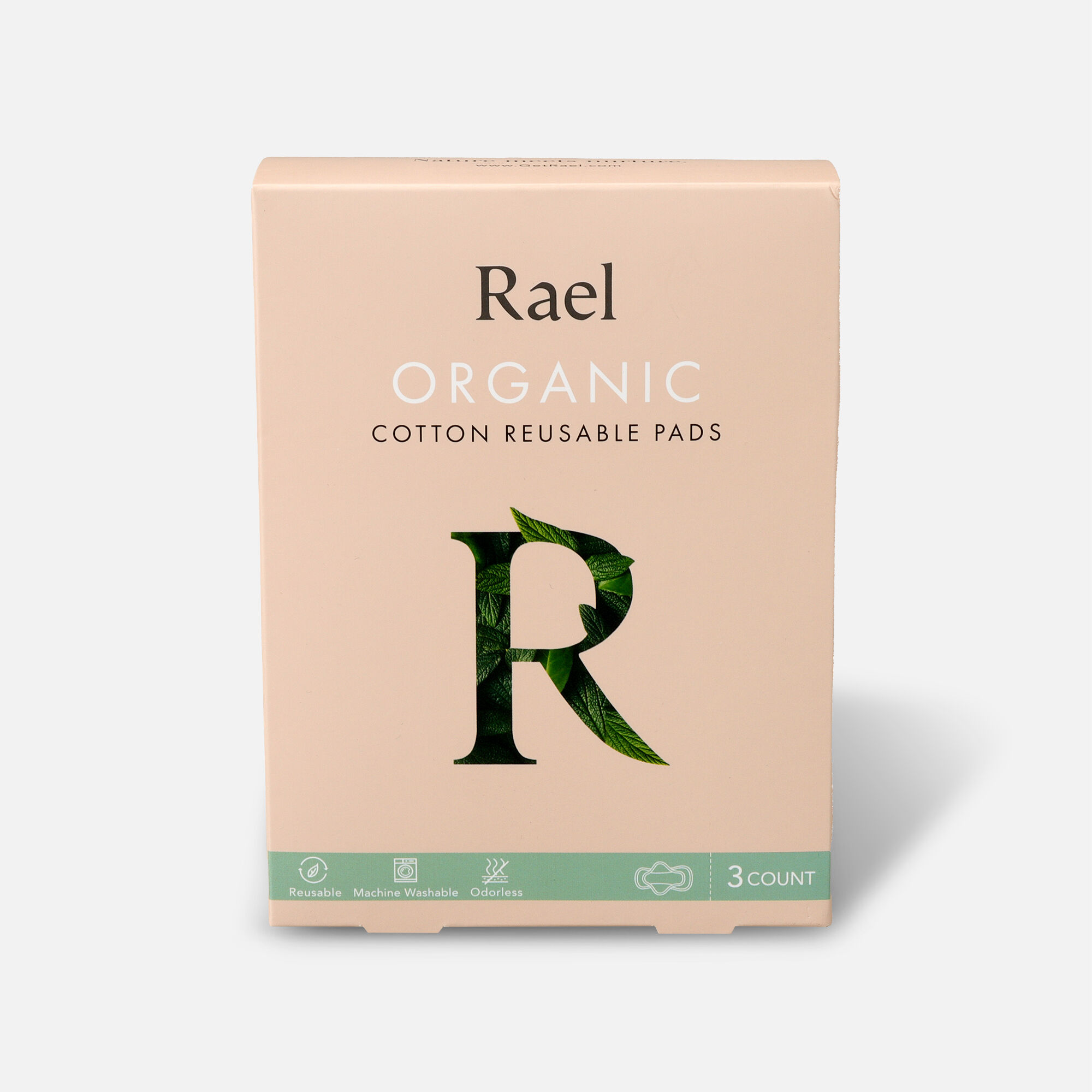 Rael Organic Cotton Reusable Pads, , large