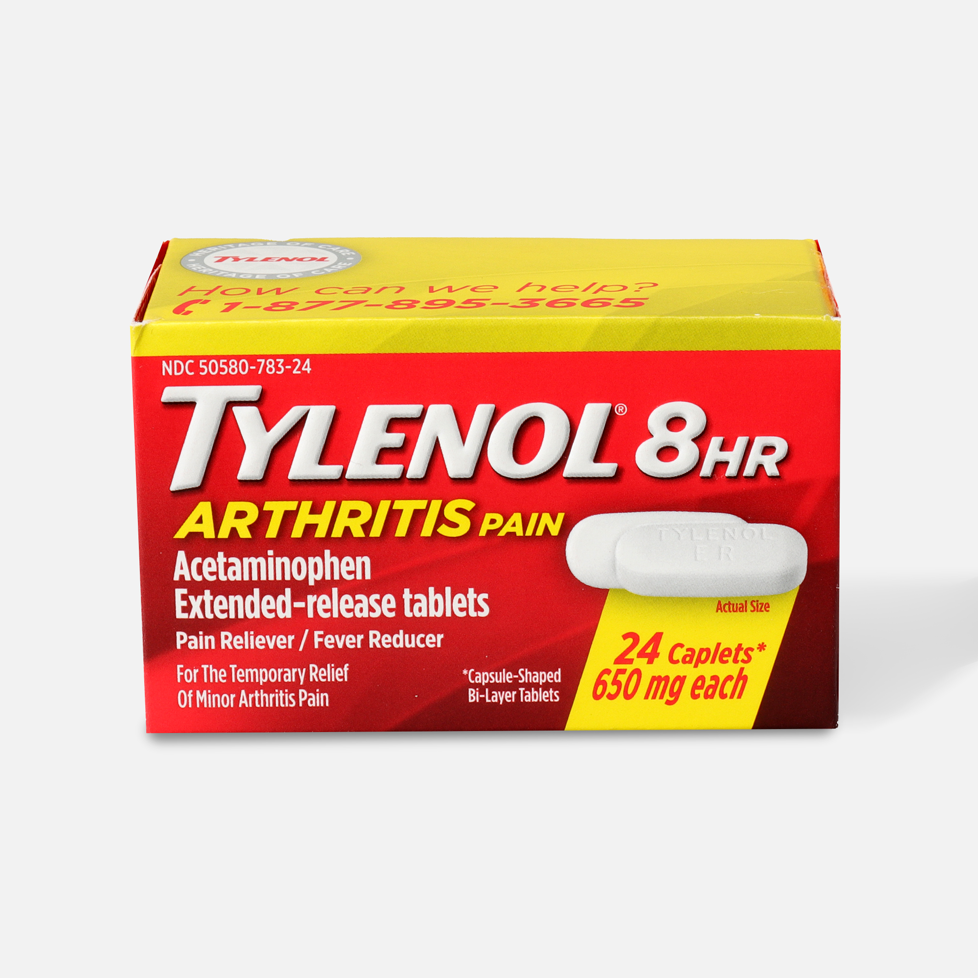 Tylenol 8HR Arthritis Pain Caplet, 225 ct.